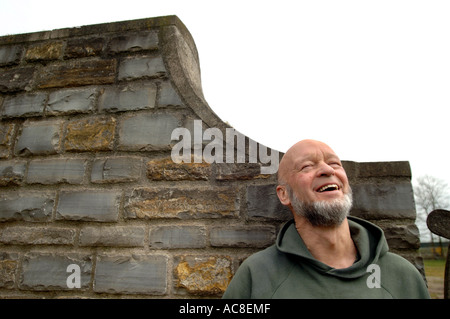 Foto da Jim Wileman 21 03 2006 Michael Eavis foto home azienda agricola degna Somerset vicino a Glastonbury Foto Stock