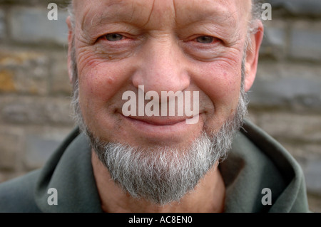 Foto da Jim Wileman 21 03 2006 Michael Eavis foto home azienda agricola degna Somerset vicino a Glastonbury Foto Stock