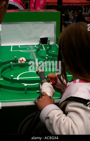 FIFA 2006 Germania Tour. Riprese per le sfere con pistola ad acqua. Foto Stock