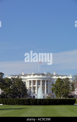 La casa bianca a Washington DC USA Foto Stock