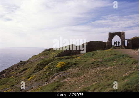 Gragnez Castle Jersey, le isole del canale Regno Unito. HOMER SYKES 2000 Foto Stock
