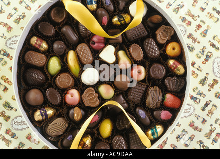 Charbonnel et Walker scatola di cioccolato Londra Inghilterra HOMER SYKES Foto Stock