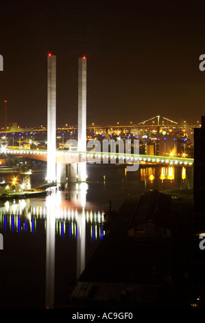 Ponte Bolte Docklands Melbourne Victoria Australia Foto Stock