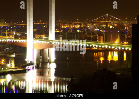 Ponte Bolte Docklands Melbourne Victoria Australia Foto Stock