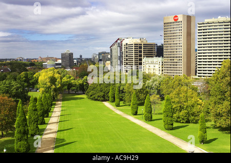 Vista dal Tempio della Rimembranza Melbourne Victoria Australia Foto Stock