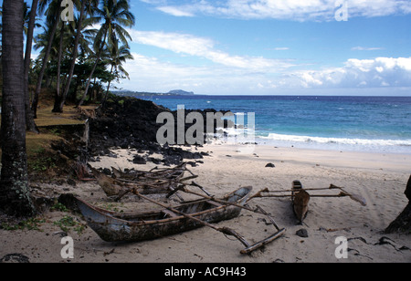 Spiaggia Grand Comore Comore isole dell'Oceano Indiano Foto Stock