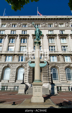 Cunard Building Liverpool Merseyside Lancashire North West UK GB EU Europe Foto Stock