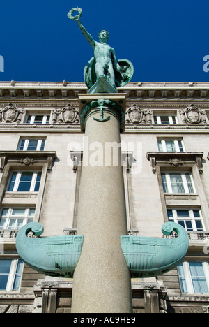 Cunard Building Liverpool Merseyside Lancashire North West UK GB EU Europe Foto Stock