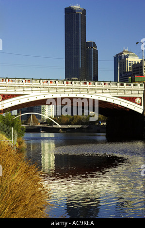 Princes Ponte sul Fiume Yarra Melbourne Victoria Australia Foto Stock