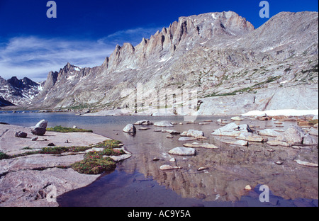 Titcomb bacino, Northern Wind River Range, Wyoming USA Foto Stock