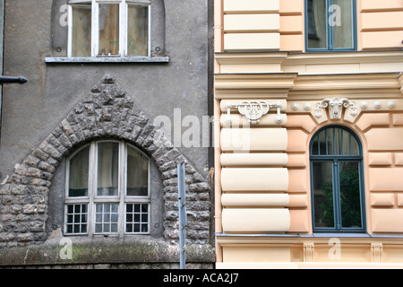 Lettonia - Riga - Art Nouveau Foto Stock
