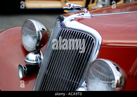 Woodies nella California del Sud, classic in pannelli di legno di grandi station wagon associate con il surf cultura degli anni cinquanta Foto Stock