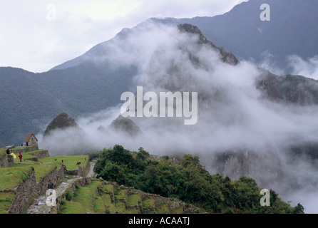 Rovine Inca - Machu Picchu, Urubamba PERÙ Foto Stock