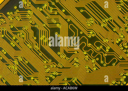 Scheda di circuito dettaglio Foto Stock
