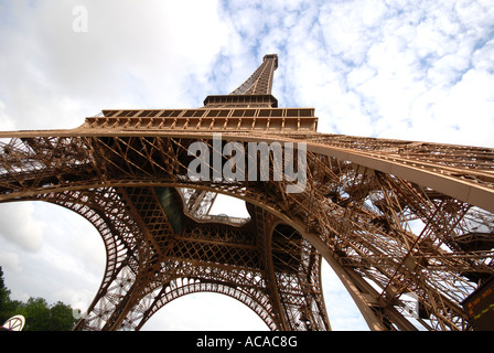 Parigi. La Torre Eiffel. Foto Stock