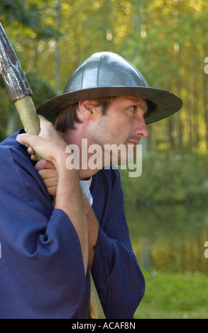 Medieval Fete in Parthenay, Francia Foto Stock