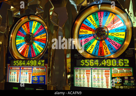 Le slot machines Las Vegas Nevada USA Foto Stock