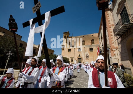 Il Venerdì Santo a Corleone Palermo Sicilia Foto Stock