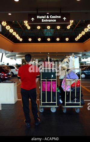 MGM Hotel and Casino porter Nevada USA Foto Stock