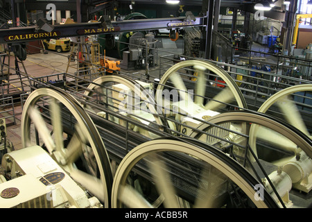 Cavo auto Museo / San Francisco Stati Uniti d'America Foto Stock