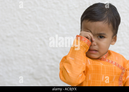 Ritratto di un ragazzo Foto Stock