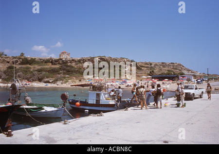 Ayios Georgios Harbour Foto Stock