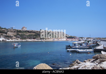 Spiaggia Mandoulis Ayios Georgios Foto Stock