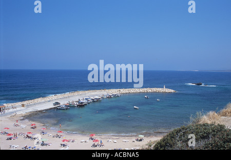 Spiaggia Mandoulis Ayios Georgios Foto Stock