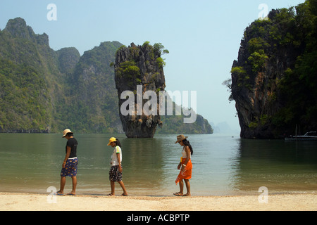 Thailandia - Phang Nga Koh Tapoo, Isola di James Bond Foto Stock