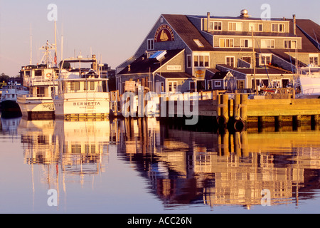 Pickering Wharf. Salem Massachusetts Foto Stock