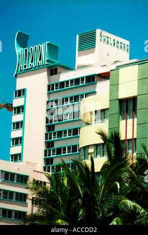 Shelborne hotel a South Beach di Miami, art deco district Foto Stock