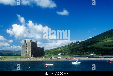 Lochranza Castle, Isle of Arran, Highlands scozzesi e le isole Foto Stock