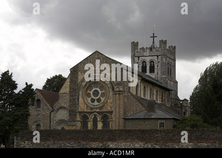 Chiesa dell'abbazia di Waltham, Essex, Inghilterra Foto Stock