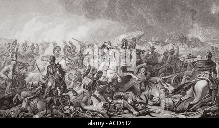 Waterloo. La carica decisiva delle guardie, 18 giugno 1815. Foto Stock