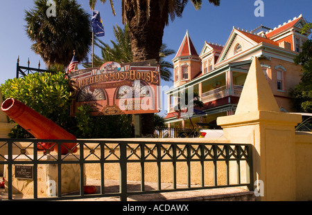 Casa più southernmost Negli Stati Uniti continentali a Key West FL, Florida Keys Foto Stock