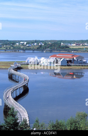 Le Pays de la Sagouine Bouctouche New Brunswick Canada Foto Stock