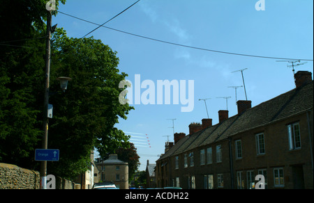 Le frecce rosse team display sorvolano Fairford Gloucestershire in Inghilterra Foto Stock