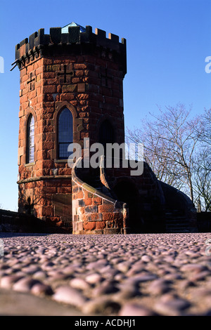 Laure Torre a Shrewsbury town castle England Regno Unito Foto Stock