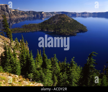 Parco nazionale di Crater Lake, Oregon, Stati Uniti d'America, da Willard Clay/Foto Dembinsky Assoc Foto Stock