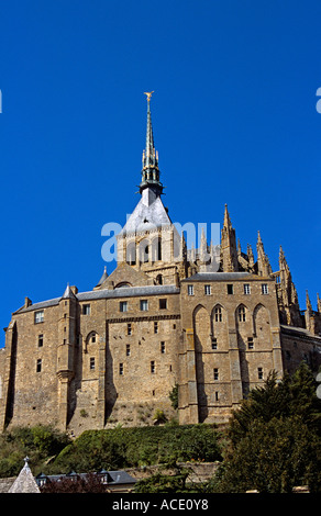 Le Mont St Michel, Normandia, Francia Foto Stock