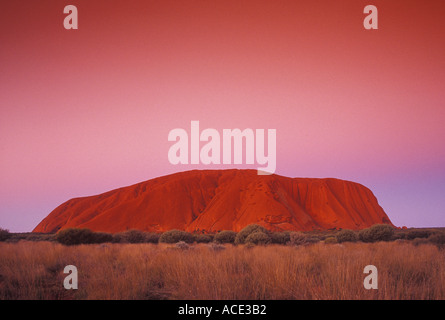 Uluru Ayers Rock Territorio del Nord Australia Foto Stock