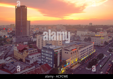 VMN Vietnam Ho Chi Minh City Skyline di Saigon Foto Stock