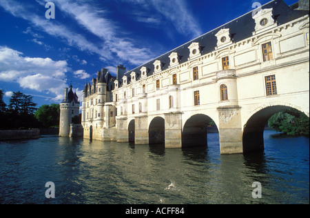 Chateau Chennonceau della Valle della Loira in Francia Foto Stock
