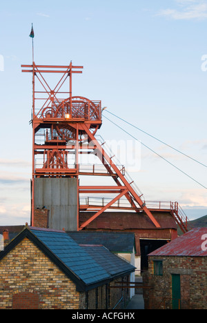 La testa di pit a Big Pit National Coal Museum , Blaenavon . Il Galles. Foto Stock