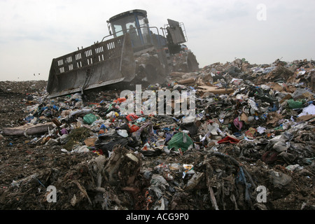 Beddington terreni agricoli a discarica, a sud di Londra. Foto Stock