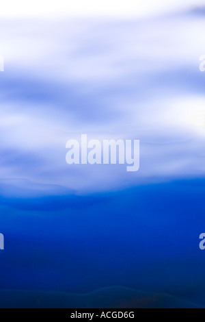 Gradiente di acqua blu pattern Foto Stock