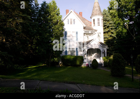 Vecchia casa vittoriana in Città dell'olio Pennsylvania Foto Stock