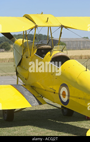 DH 82a Tiger Moth biplano Foto Stock