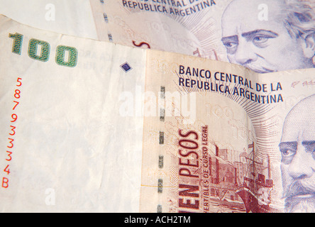 Pesos argentini Foto Stock