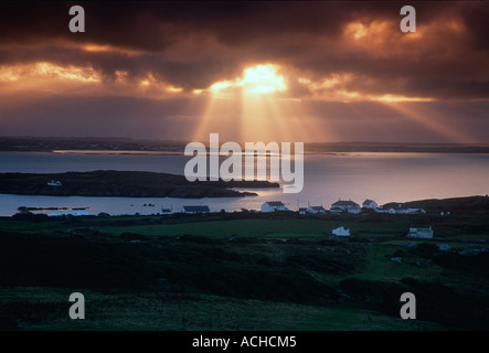 Early Morning Light Rhoscolyn Anglesey North West Wales Foto Stock